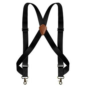 Pack Of 2 JRHEJTFZ Suspenders for Men with Snap Hooks Heavy Duty Adjustable 1.4 inches Wide