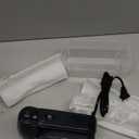 5-Speed Electric Hand Mixer, 800W Handheld Mixer with Turbo for Baking & Cooking, Kitchen Food Mixer with Storage Case & 6 Stainless Steel Attachments (2 Beaters, 2 Dough Hooks, 2 Whisks)-Black