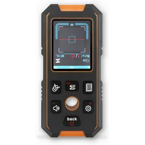 3 in 1 Stud Finder Wall ScannerLaser Distance Meter, Multifunctional Rechargeable Stud Detector with Metal, Wood AC Wire, Upgraded Smart Sensor Comes with HD LCD Display