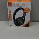 iLive Electronics Radio Frequency Wireless Headphones with Transmitter/Charging Dock, Black (IAHRF79B)