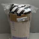 18 Pcs Black White Cabana Stripe Family Towels Set-6 Bath Sheets,6 Hand Towels,6 Washcloths Soft Jumbo Bathroom Towels Absorbent Shower Towel Quick Dry Beach Chair Towel Spa Gym Hotel Towel Set