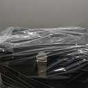 motorcycle top shell 65L, waterproof aluminum handle motorcycle helmet shell, trunk with safety lock, can store helmet luggage (Black)