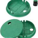 3Pcs 6Round Sprinkler Valve Box Cover5.5" ID 6" OD Irrigation Valve Box Lid,Green