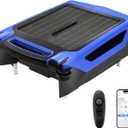 Sola Resistant Durable Motors Robotic Pool Cleaners, Automatic Pool Cleaners with Remote and APP Control, Solar Automatic Robot Pool Skimmer,Pool Vacuum for Above Ground Pool (Blue) 