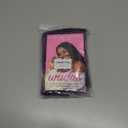 Purple Braiding Hair 24 Inch Long Pre Stretched Hair Straight Yaki Texture Synthetic Hair Extensions Softness, 2 Packs