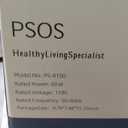 PSOS Dehumidifier for Home, 98OZ Tank Water,(1000 sq.ft) Dehumidifier for Bathroom,Badroom,Basement,with Auto Shut Off, 7 Color LED,White