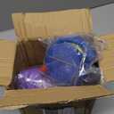 Fitvids Anti-Burst and Slip Resistant Exercise Yoga Fitness Birthing Ball with Quick Pump, 2,000-Pound Capacity, Multiple Colors and Sizes (Purple)