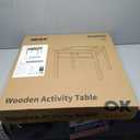 Wooden Kids Building Block Table with Storage, Toddler Activity Table for Nursery, Classroom