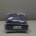 WEERRW Velvet Couch Cover for 3 Cushion Couch Covers - Stretch Sofa Slipcovers with Non Skid Foam and Elastic Bottom, Furniture Protector for Pets, Crafted from Soft Plush Fabric, Navy Blue, Large