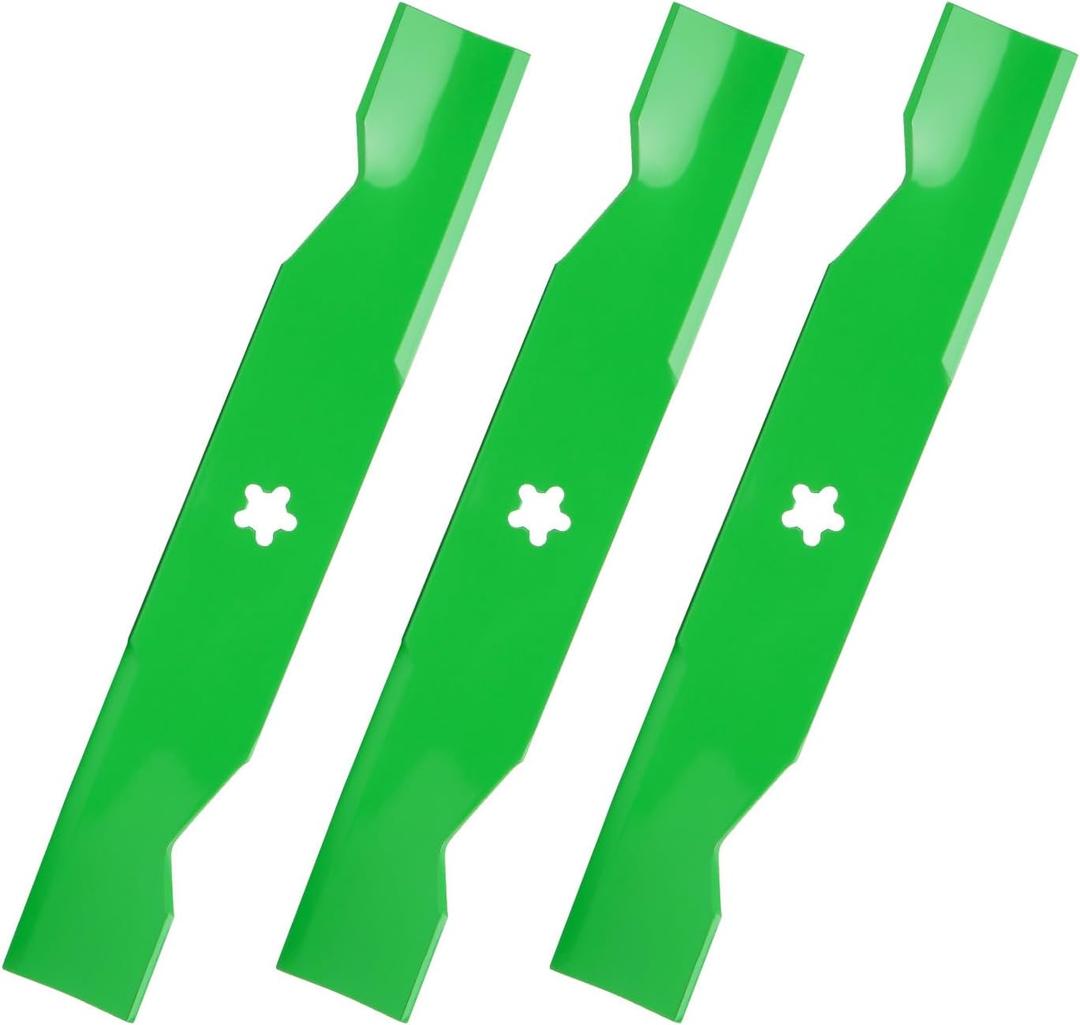 Youxmoto 180054 48'' Mower Blades 173920 for Z248 Z248F YTH24V48 YTH2348 YTH22K48 YTH23K48, High Lift Blades Replace for Husqvarna AYP 532180054 539107519 180054 173920 with 48 inch Deck(3 Pack)