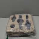 Couch Cup Holder Pillow - Sofa Cup Holder | Couch Caddy, Couch Drinks Remotes Holder for Cups, Headphones, Snacks, and Phones | Use it on Car, Pack, Beach, RV, and More(Lightbrown)