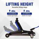 ANTPOWER 3 Ton 6,000 LBs Floor Jack, Low Type, Suitable for Sports Multi-Purpose Vehicles with Wheels for Secure Lifting,Fast Lift Floor Jack,Providing Stable Support for Various Cars (3 Ton)
