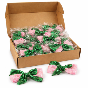 Crafty Dream 24 pack Dress Decor Accessories Sequence Ribbon, Green and Pink