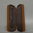 HOUSEOFHIGGINS Modern Leather Watch Case for men - Watch Travel Case - Storage Organizer & Display - Watch accessory - Brown