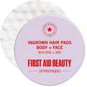 First Aid Beauty Ingrown Hair Pads Aftershave Treatment to Help Prevent Razor Bumps, Exfoliate Underarms & Bikini Area, Sensitive Skin