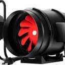 VIVOSUN R8 8 Inch 720 CFM Inline Duct Ventilation Fan with Variable Speed Controller for Grow Tent, 8" Basic