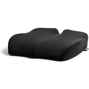 Ergonomic Seat Cushion- Car Seat Cushion/Office Desk Accessories| Chair Cushions for Dining Chairs-Home Office Chairs- Supporting Other Sciatica Pain Relief Devices (Black, Standard)