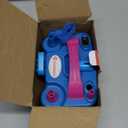 IDAODAN Electric Balloon Pump, Portable Electric Balloon Blower Machine Balloon Air Pump Dual Nozzle Rose Red 110V 600W Balloon Inflator for Party Decorations（Blue Red）