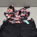 Aqua Eve Bikini with Shorts for Women - Two Piece Swimsuit with Boyshorts 2PC High Waisted Bathing Suits Swimwear, XL