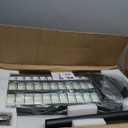 9500W Solar Street Light Outdoor, Commercial Grade Solar Lights Outdoor, IP67 Waterproof Parking Lot Lights Dusk to Dawn LED Security Flood Light Motion Sensor with Remote Control, 2 Pack