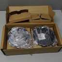 Mini Cocotte 16 oz Mini Dutch Oven 0.5 qt. Cast Iron Garlic Roaster for Oven Garlic Confit Pot Ramekins with Lids Oven Safe Set of 2, Black