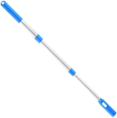 Unipool Pool Pole -Premium 31 in Telescopic Swimming Pool Pole,Aluminum Swimming Pool Cleaning Poles,Adjustable 3 Piece Telescopic Pole,for Skimmer Nets, Vacuum Heads and Brushes（Blue）