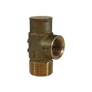 Merrill MFG 3/4" Lead-Free Brass Pressure Relief Valve – 100 PSI Water System Safety Valve, NPT Thread, Durable Corrosion-Resistant Design for Well, Plumbing & Irrigation Systems, 0.75 Inch