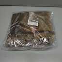 Pink Gold Paper Plates and Napkins Party Supplies- 50 x 7'' Dessert Plates & 50 x 6.5'' Napkins & 50 x 7.3'' Forks,Disposable Paper Tableware Set for Baby Showers,Birthday,Wedding,Anniversary