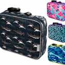 Premium Insulated Lunch Box for Boys- Built to Last W/Solid Metal Frame | Heavy-Duty Zipper, Water Resistant Lining, Clip On Handle, Kids Cooler Sleeve Reusable Lunch Bag Fits Bento Box, Easy-Clean
