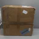 Kante 19.6" Dia Round Concrete Planter, Outdoor Indoor Garden Plant Pots with Drainage Hole and Rubber Plug, Modern Curvaceous Design, Pure White