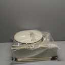 China Storage Hard Shell Containers 5-Piece Set Moving Boxes for Dinnerware, Glasses, Plates, Mugs and Saucers Sturdy Dish Organizer with Dividers for Seasonal Storage - Service for 12 - Beige