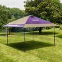 Logo Brands NCAA 12x12 Solo Up Canopy - 144 Square Feet of Shade – One-Person Easy Setup, UV-50 Protection, Rolling Storage Bag – Perfect Tent for Tailgates and Outdoor Events