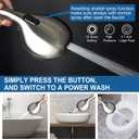 High Pressure Handheld/Rain 82-mode 3-way Shower Head Combo with 25.75" Adjustable Drill-free Stainless Steel Slide Bar, Pet & Tub Power Wash and Anti-clog Nozzles, with 5ft Hose - Brush Nickel