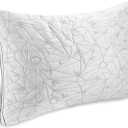 Nestl Gel-Infused Memory Foam Pillow - Shredded Memory Foam Pillow - Cooling Pillow (Queen - 1 Pack)