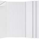 5 Pack Acoustic Panels,47.2x23.6x0.4 inch Acoustic Wall Panels,Large Soundproof Panels,Self-Adhesive Sound Proof Panels for Walls,Acoustic Treatment for Recording Studio&Office,White