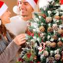 24PCS Christmas Natural Pine Cones,Rustic Pinecones with String for Crafts & Decorating Winter Xmax Holidays Vase and Table Bowl Fillers(Dia. 1.57-1.96 Inches)