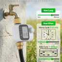 [All-New 2027] Sprinkler Timer with Brass Inlet, Unistyle Programmable Water Timer for Garden Hose, IP55 Waterproof Hose Timers with Manual and Automatic Irrigation Timers Yard Lawn Patio Heavy Duty