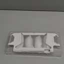 PlayVital for Switch 2 Beyond-Grip Dockable Case, Interchangeable FPS/Omni Ergonomic Grips + Military-Grade Drop Protective Cover + 2 Joystick Caps for Nintendo Switch 2 (White)