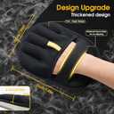 Pet Hair Removal Glove for Dogs & Cats;Upgraded Thickened with Static Technology Reusable for Carpets Clothes Sofas Bedding & More