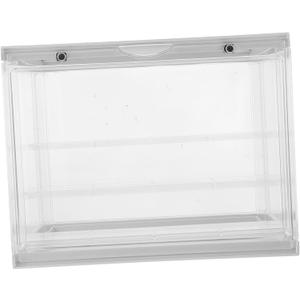 Vaguelly Transparent Figurine Display Case Storage Box for Collectibles Easy Access Showcase Figures and Dolls Organize Your Models Effortlessly
