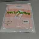 PRETTYGARDEN Women's Lace Long Sleeve Button Down Blouse (Pink, S)