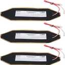 12V 3Pack RV Elbow Pipe Water Heater Pad 3'' x 13'', Battery Warmer Pads, Holding Tank Heating Pad, for RV, Camper, Motormoe, Camper, 12Volts DC