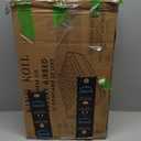 King Koil Luxury California King Size Air Mattress with Built-in High-Speed Pump Best for Home, Camping & Guests, 20" Double High Airbed Adjustable Blow Up Mattress, Waterproof, (Black)