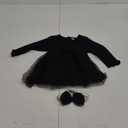 Toddler Baby Girl Dress Infant Girl Clothes Outfits Tulle Dresses Princess Wedding Dress for Baby Girls 3M to 3 Year (6-12 Months, Black)