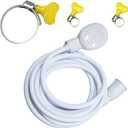 4m/13.12ft Portable Sink Spray Rubber Hose Shampoo Sprayer Handheld Faucet Shower for Pets Sink Hose Faucet Sprayer, Bathing Baby, Washing Hair, Rinsing Vegetables
