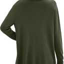 GRECERELLE Women's Long Sleeve Open Front Lightweight Casual Business Dressy Cardigan Sweater Fall Winter (Green, L)