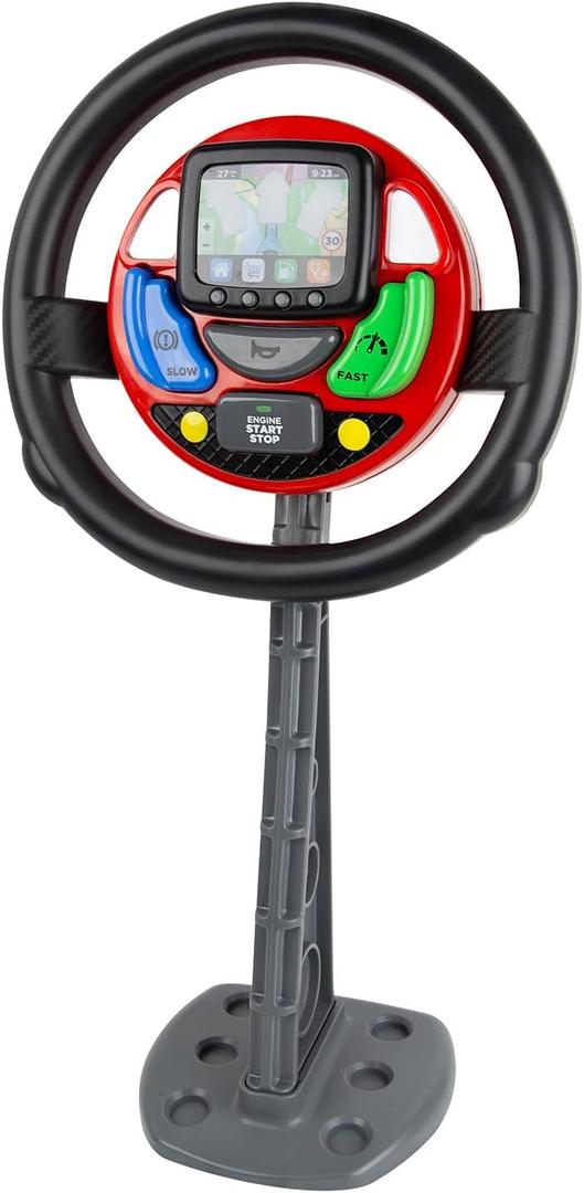 Casdon GPS Steering Wheel. Interactive Driving Toy for Kids 18+ Months. Features Spoken Commands & Realistic Sounds. Boosts Motor Skills