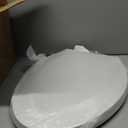 Bemis 1500EC 390 Lift-Off Wood Elongated Toilet Seat, Cotton White (Pack of 1)