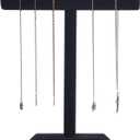 Pangkeep Necklace Holder,Black Velvet Jewelry Display Stand for Selling,13.8 Inches Tall Jewelry Holder.