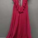 Zara Pink Pleated Maxi Dress
 Size S